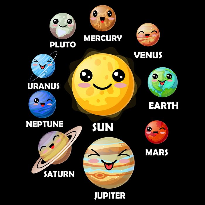 Cute Solar System Emoji Sweatshirt