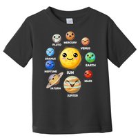 Cute Solar System Emoji Toddler T-Shirt