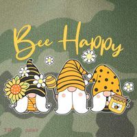 Cute Spring Bee Happy Gnomes Legacy Tie Dye Trucker Hat
