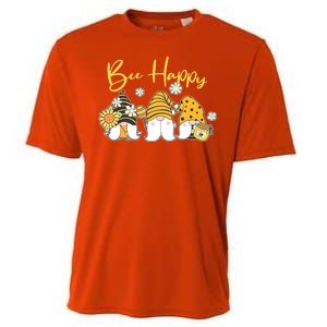 Cute Spring Bee Happy Gnomes Cooling Performance Crew T-Shirt