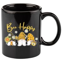 Cute Spring Bee Happy Gnomes 11oz C Handle Ceramic Mug
