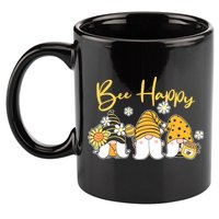 Cute Spring Bee Happy Gnomes 11oz C Handle Ceramic Mug