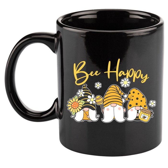 Cute Spring Bee Happy Gnomes 11oz C Handle Ceramic Mug