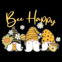 Cute Spring Bee Happy Gnomes Visor