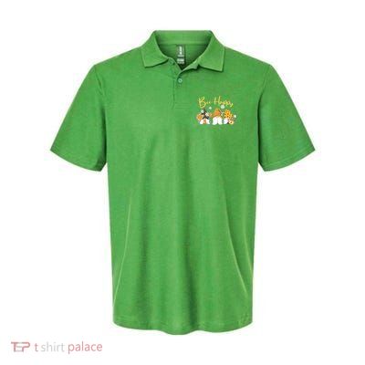 Cute Spring Bee Happy Gnomes Softstyle Adult Sport Polo