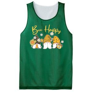 Cute Spring Bee Happy Gnomes Mesh Reversible Basketball Jersey Tank