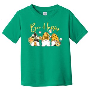 Cute Spring Bee Happy Gnomes Toddler T-Shirt