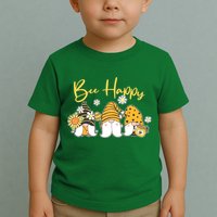 Cute Spring Bee Happy Gnomes Toddler T-Shirt