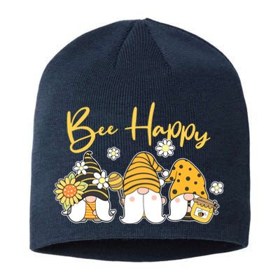 Cute Spring Bee Happy Gnomes Sustainable Beanie