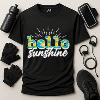 Cute Springy Summery Hello Sunshine Cooling Performance Crew T-Shirt
