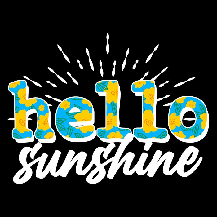 Cute Springy Summery Hello Sunshine Cooling Performance Crew T-Shirt