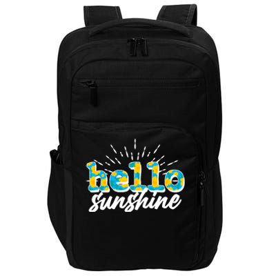 Cute Springy Summery Hello Sunshine Impact Tech Backpack