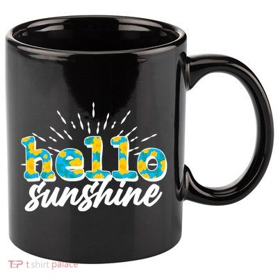 Cute Springy Summery Hello Sunshine 11oz C Handle Ceramic Mug