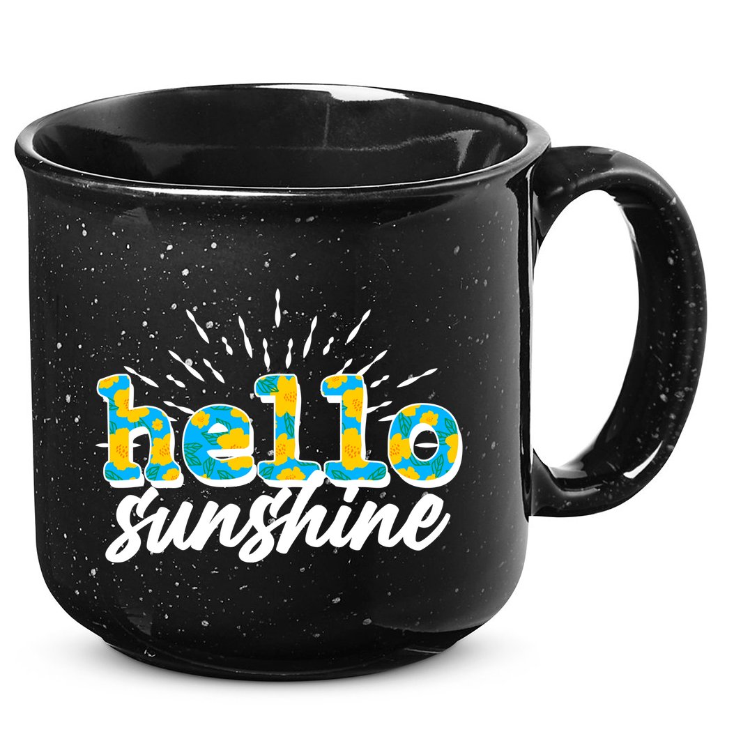 Cute Springy Summery Hello Sunshine 15oz Campfire Ceramic Mug