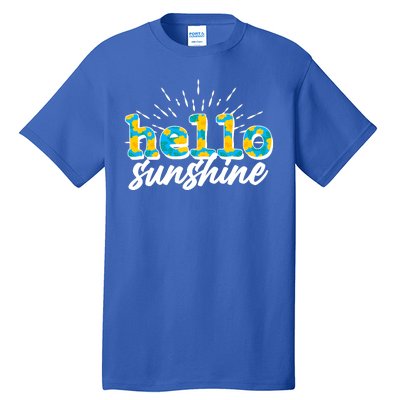 Cute Springy Summery Hello Sunshine Tall T-Shirt