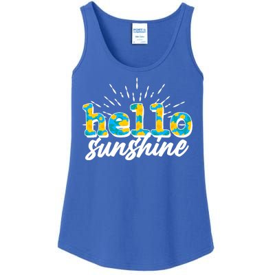 Cute Springy Summery Hello Sunshine Ladies Essential Tank