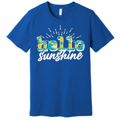 Cute Springy Summery Hello Sunshine Premium T-Shirt