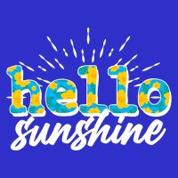 Cute Springy Summery Hello Sunshine Zip Tote Bag