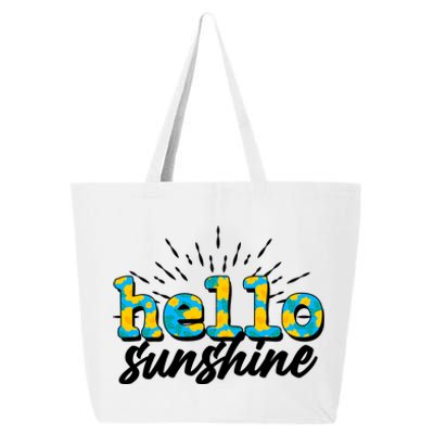 Cute Springy Summery Hello Sunshine 25L Jumbo Tote