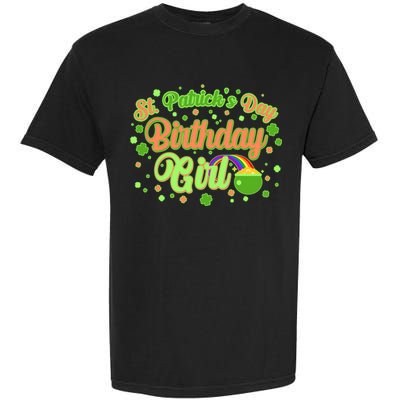 Cute St. Patrick's Day Birthday Girl Garment-Dyed Heavyweight T-Shirt