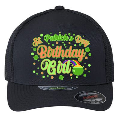 Cute St. Patrick's Day Birthday Girl Flexfit Unipanel Trucker Cap