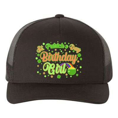 Cute St. Patrick's Day Birthday Girl Yupoong Adult 5-Panel Trucker Hat