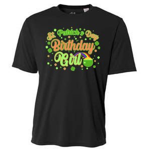 Cute St. Patrick's Day Birthday Girl Cooling Performance Crew T-Shirt