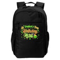 Cute St. Patrick's Day Birthday Girl Daily Commute Backpack