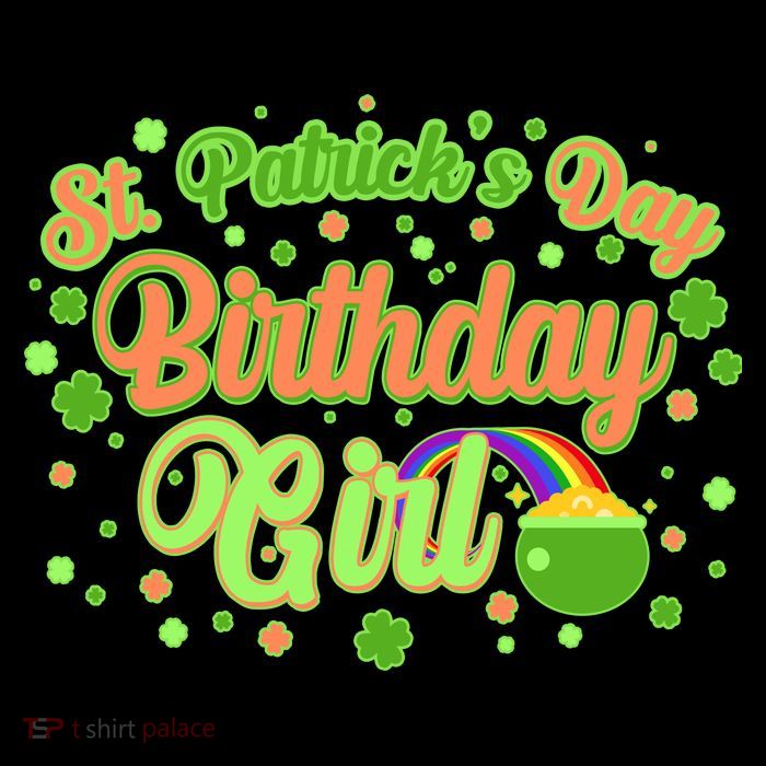 Cute St. Patrick's Day Birthday Girl Backpack