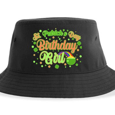 Cute St. Patrick's Day Birthday Girl Sustainable Bucket Hat