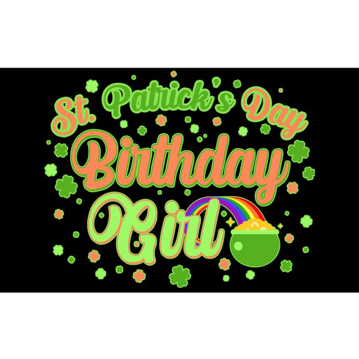 Cute St. Patrick's Day Birthday Girl Bumper Sticker