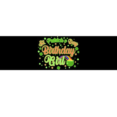 Cute St. Patrick's Day Birthday Girl Bumper Sticker