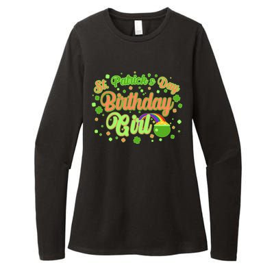 Cute St. Patrick's Day Birthday Girl Womens CVC Long Sleeve Shirt