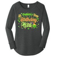 Cute St. Patrick's Day Birthday Girl Women's Perfect Tri Tunic Long Sleeve Shirt