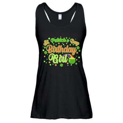 Cute St. Patrick's Day Birthday Girl Ladies Essential Flowy Tank