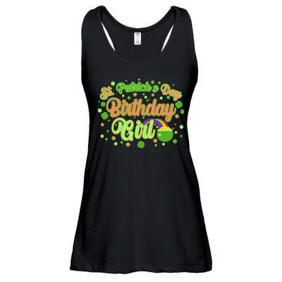 Cute St. Patrick's Day Birthday Girl Ladies Essential Flowy Tank