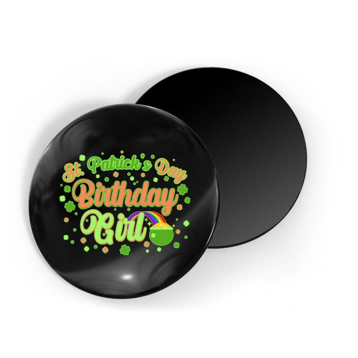 Cute St. Patrick's Day Birthday Girl Magnet