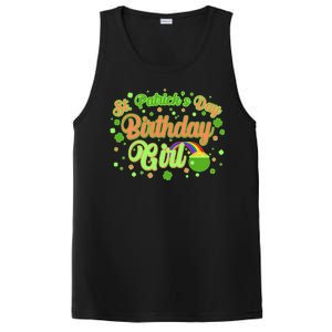 Cute St. Patrick's Day Birthday Girl PosiCharge Competitor Tank