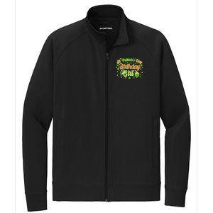 Cute St. Patrick's Day Birthday Girl Stretch Full-Zip Cadet Jacket