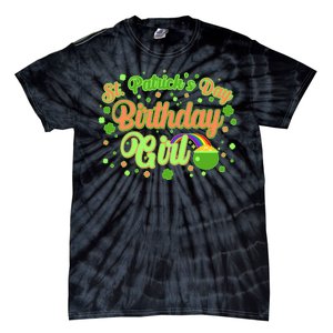 Cute St. Patrick's Day Birthday Girl Tie-Dye T-Shirt