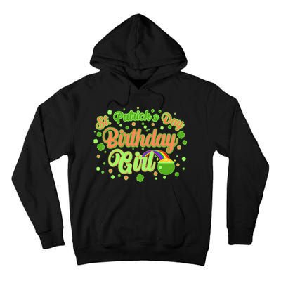 Cute St. Patrick's Day Birthday Girl Tall Hoodie