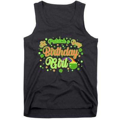 Cute St. Patrick's Day Birthday Girl Tank Top