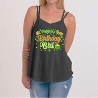 Cute St. Patrick's Day Birthday Girl Women's Strappy Tank