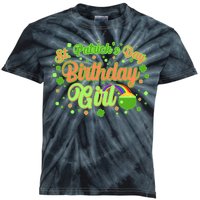 Cute St. Patrick's Day Birthday Girl Kids Tie-Dye T-Shirt