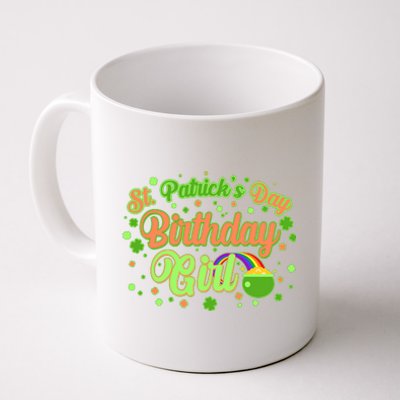 Cute St. Patrick's Day Birthday Girl Coffee Mug