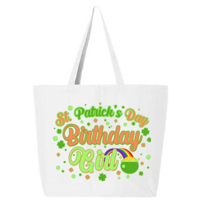 Cute St. Patrick's Day Birthday Girl 25L Jumbo Tote