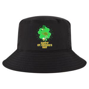 Cute St. Patrick's Day Flamingo With Beer Cool Comfort Performance Bucket Hat