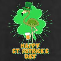 Cute St. Patrick's Day Flamingo With Beer Cool Comfort Performance Bucket Hat