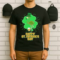 Cute St. Patrick's Day Flamingo With Beer T-Shirt