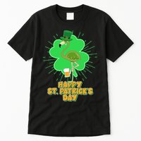 Cute St. Patrick's Day Flamingo With Beer Tall T-Shirt